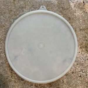 Tupperware Replacement Lid 229 Y Round Clear 8"‎ Diameter C-tab
